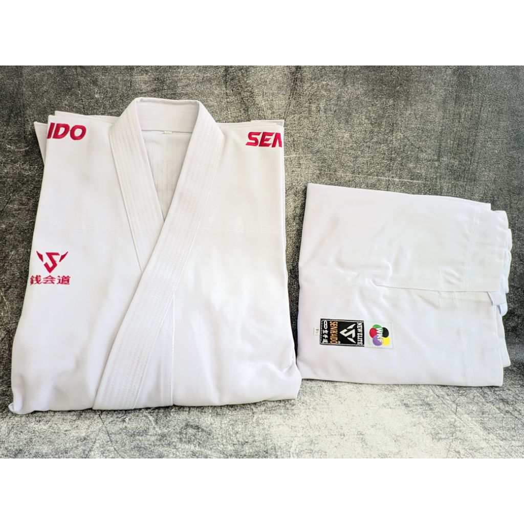 Baju Karate KATA ELIT– Profesional Snap Effect (WKF STYLE) Original Senkaido