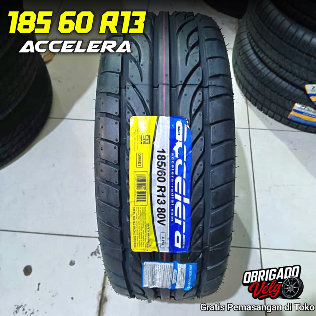Ban Mobil ukuran 185 60 R13 Accelera Alpha Ring 13 - Obrigado Velg