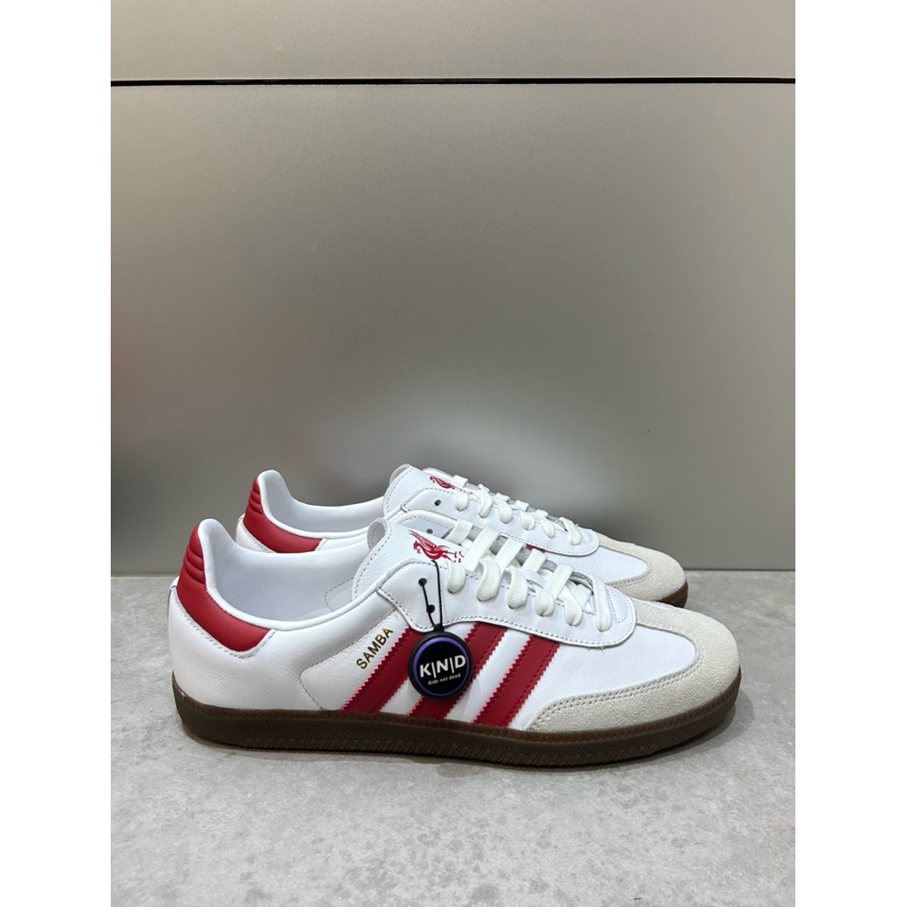 ADIDAS SAMBA LIVERPOOL WHITE RED JQ5041 ORIGINAL