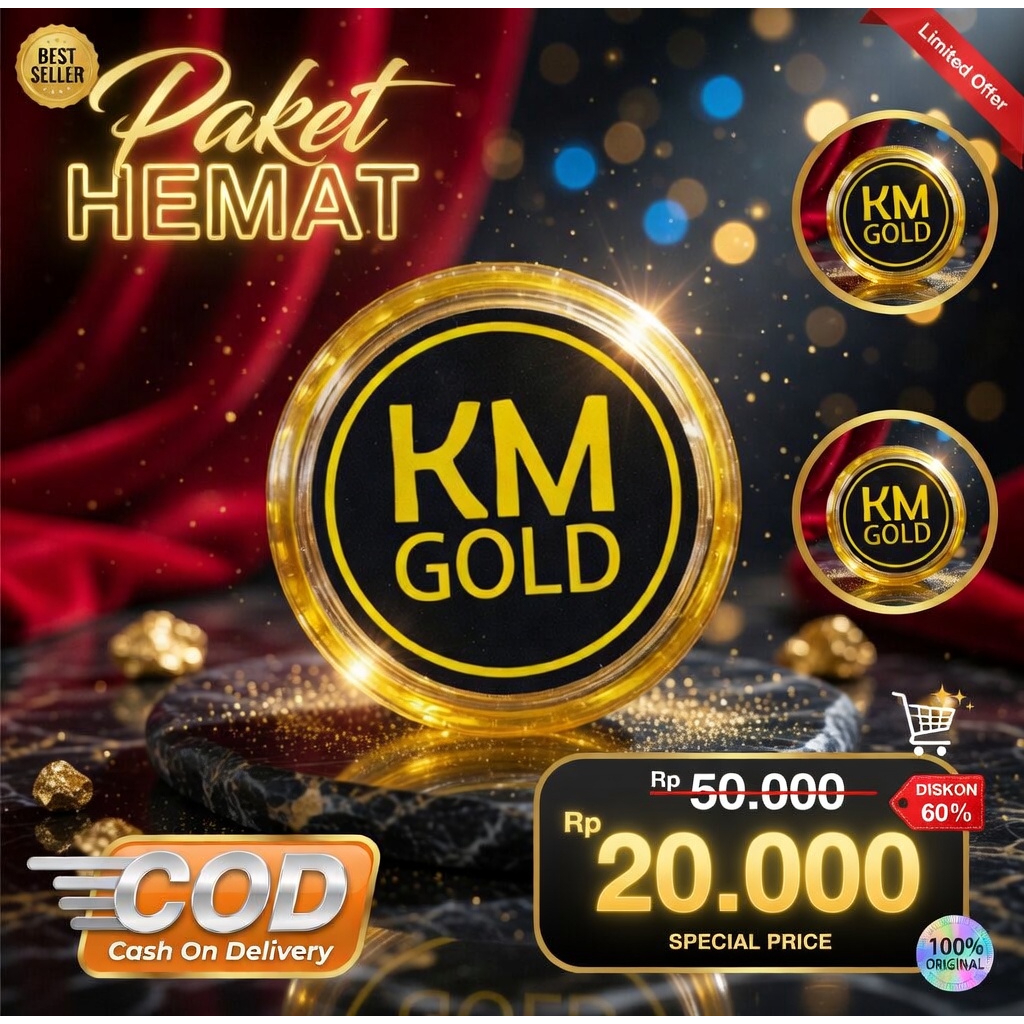 Madu Bubuk KM Gold | Alami 100% Original | bisa COD