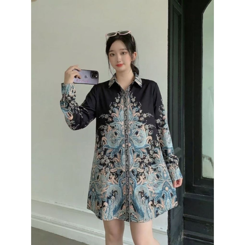 Real pic Tunik cotton Bangkok IMPORT / Tunik Jumbo PREMIUM Butik / Tunik Slik PREMIUM Import / Dress