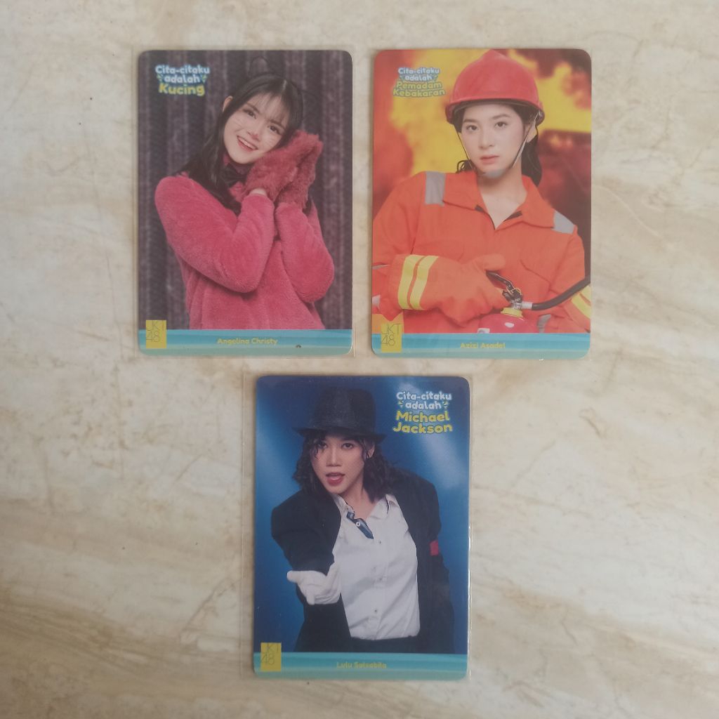 Photocard Cita-Cita Masa Kecilku JKT48