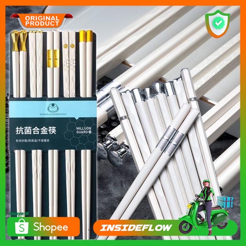 Sumpit Makan Casual Asli Jepang Chopstick 5 Pasang