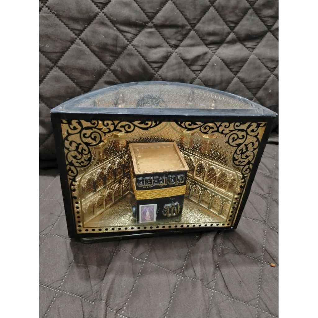 Replica Decor Miniatur Kabah Gift Suvenir Oleh-oleh Umroh Haji