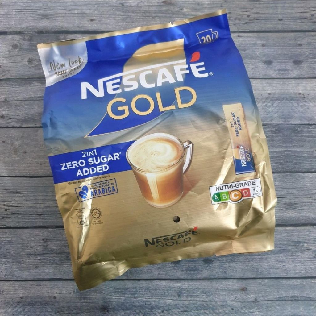 Nescafe Gold 2 in 1 Zero Sugar Added Coffee Kopi 2 in 1 Singapore