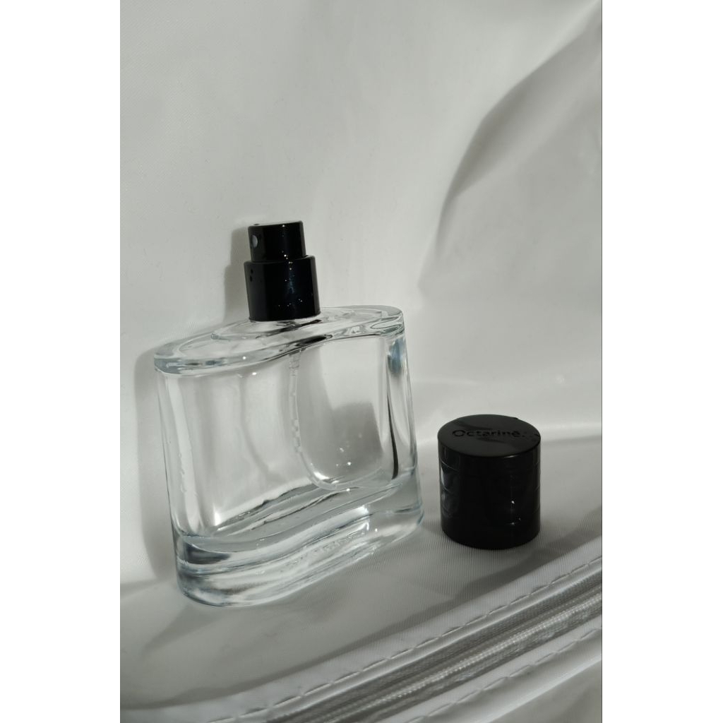 Botol Kosong Parfum - Botol Kaca Parfum Tutup Hitam 35 ml