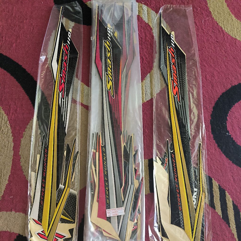 Striping/Lis Body Suzuki Smash SR 2007 – Stiker Body Smash SR 1 Set Lengkap