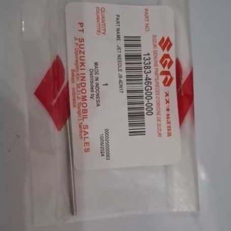 Jarum Seher Gas/Needle Jet ASLI SGP Motor Suzuki Spin 125
No part : 13383-46G00-000

