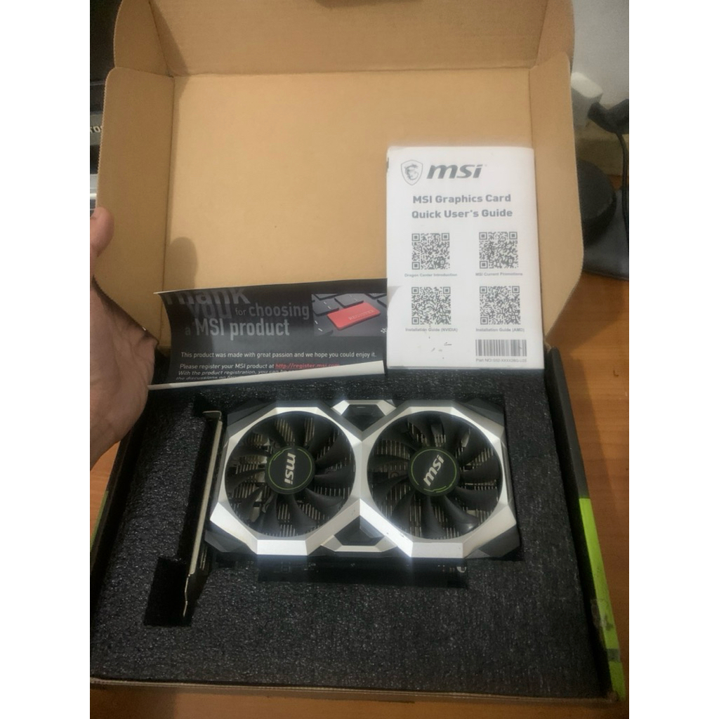 VGA MSi GTX 1650 4 GB GDDR6 RUSAK