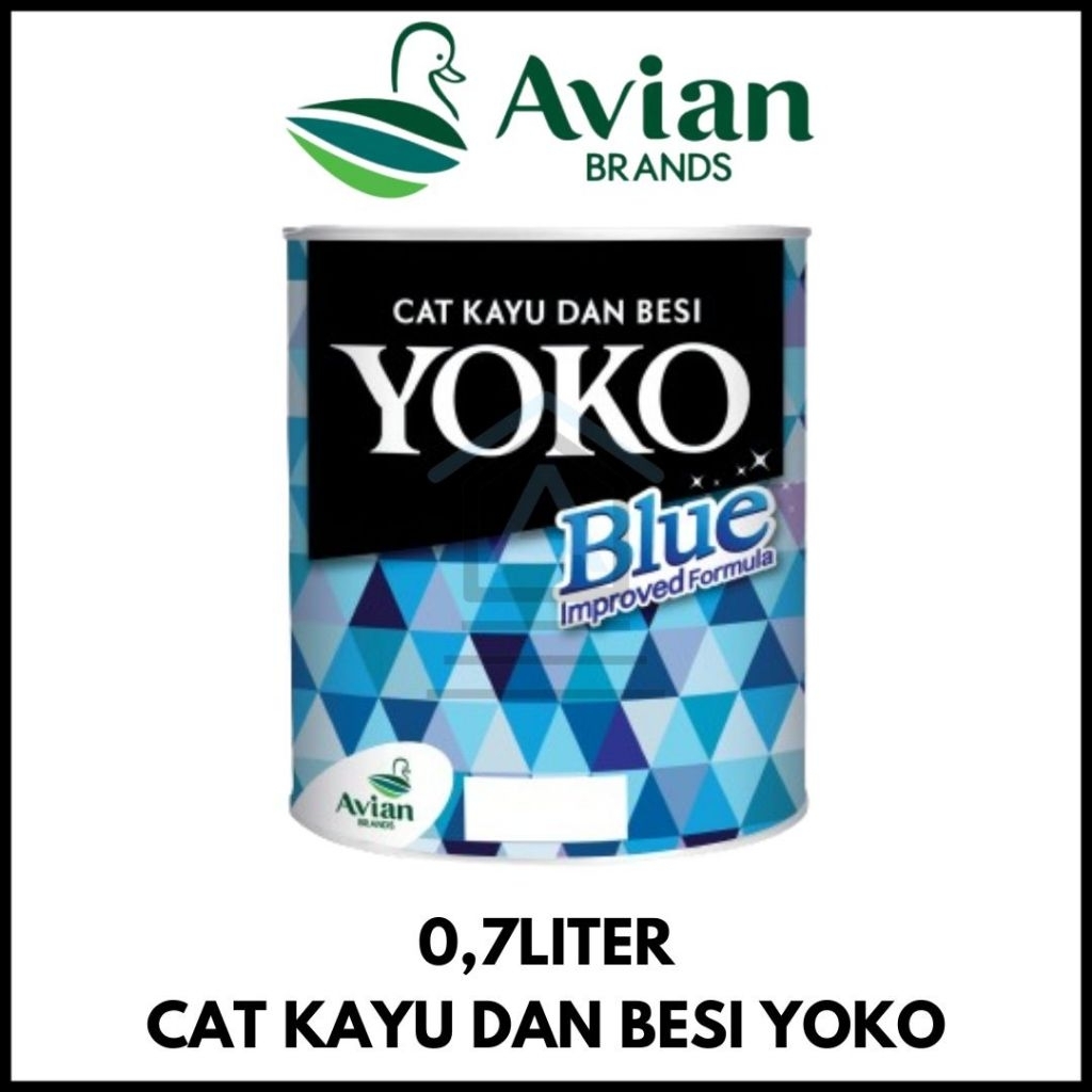 Cat Kayu dan Besi YOKO Avian 0.7 Liter / 1KG - Banyak VARIAN Warna & Gloss