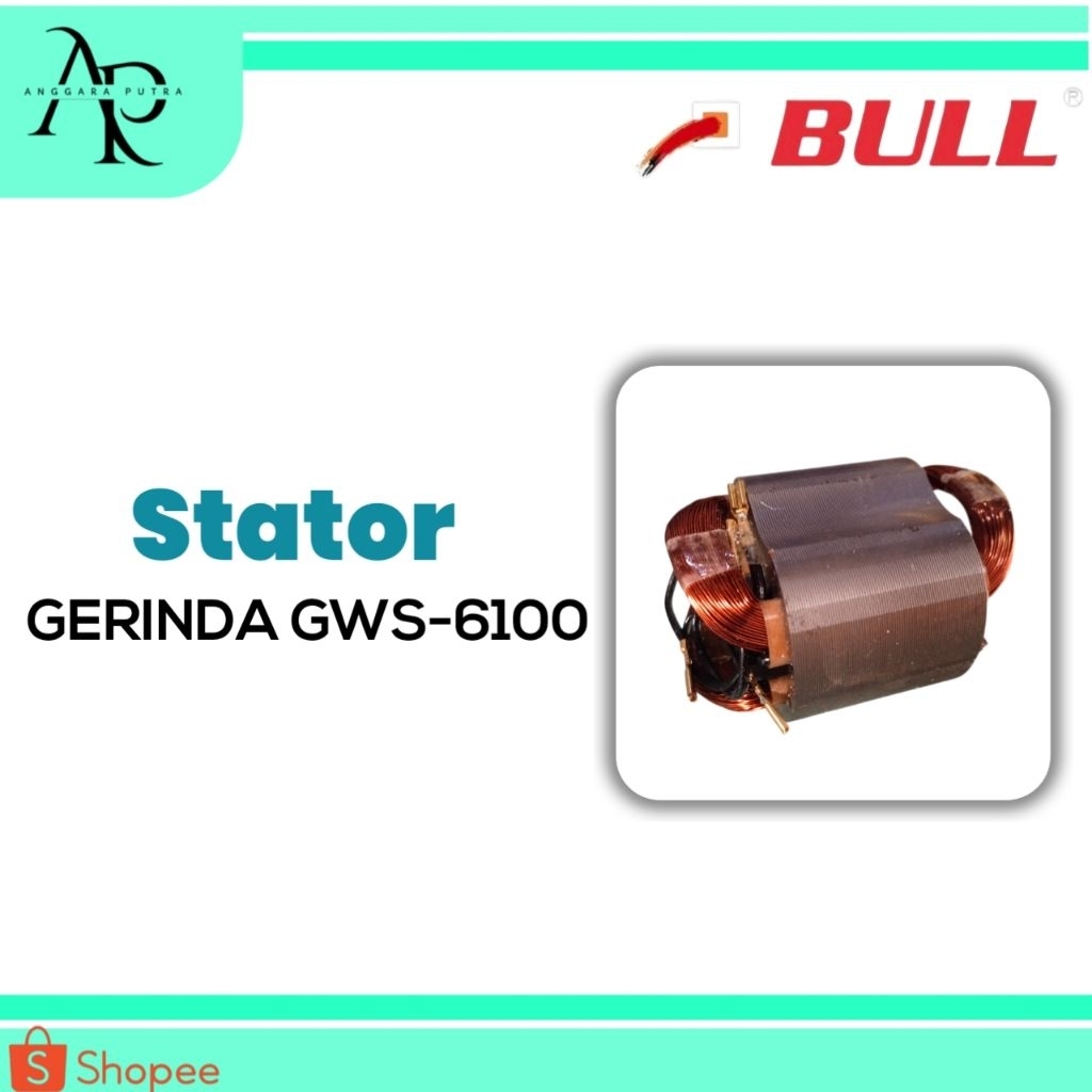 Stator Bull Gerinda Bosch GWS6-100 Sparepart Original