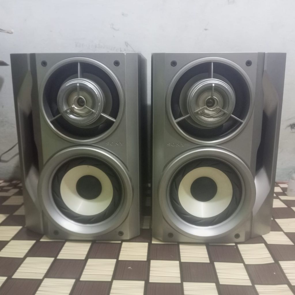 SPEAKER PASIF SONY BEKAS DOBEL WOOPER SUARA MANTAP