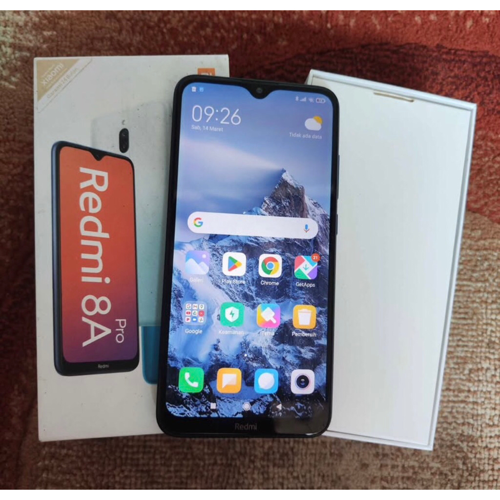 Redmi 8A pro 3/32gb fullset no minus