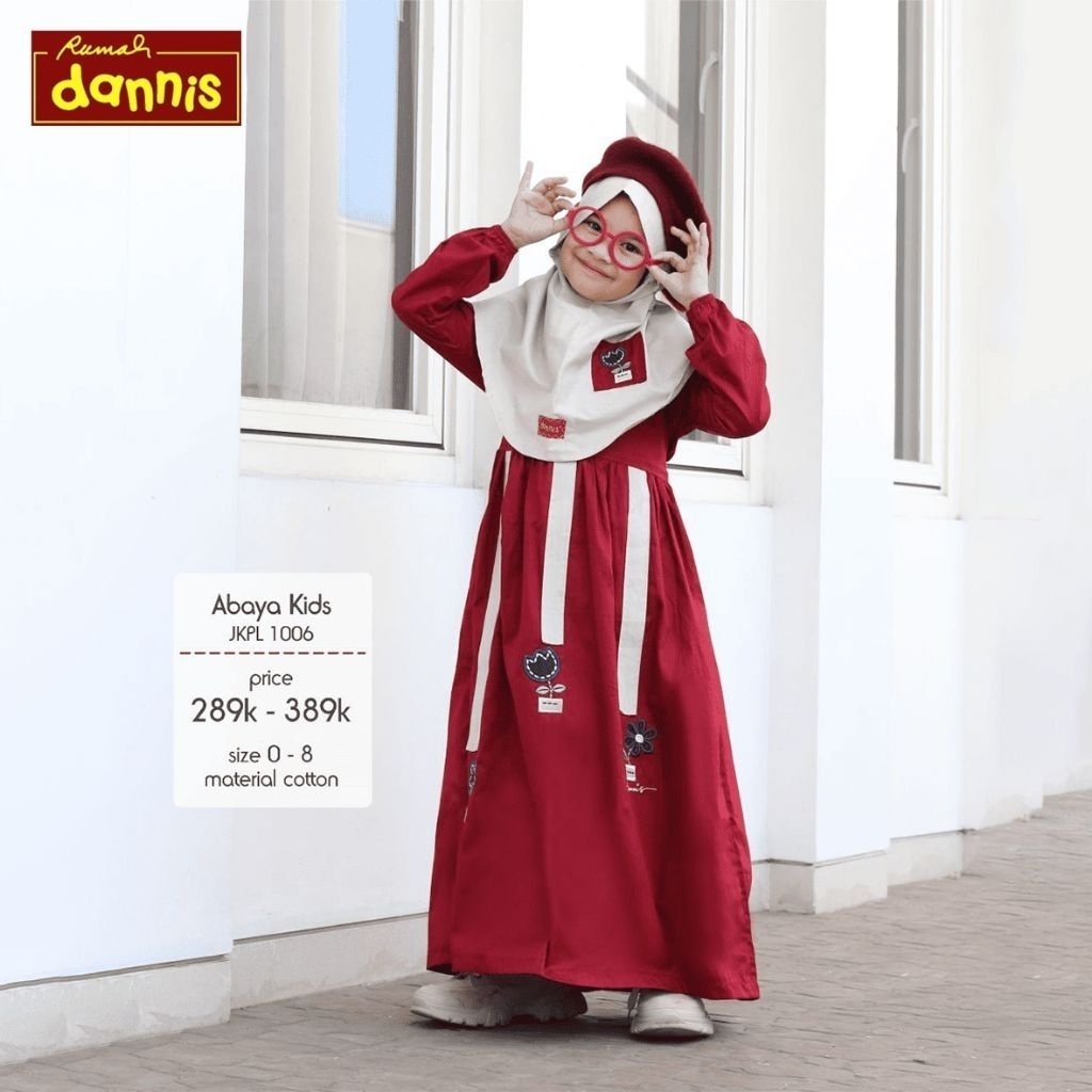 SIZE 1 JUBAH ANAK BY RUMAH DANNIS / SALE DANNIS / DANNIS TERBARU / DANNIS ANAK PEREMPUAN / DANNIS AN