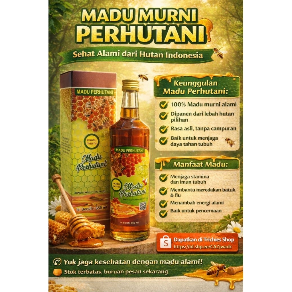 Madu Murni Perhutani  650ml