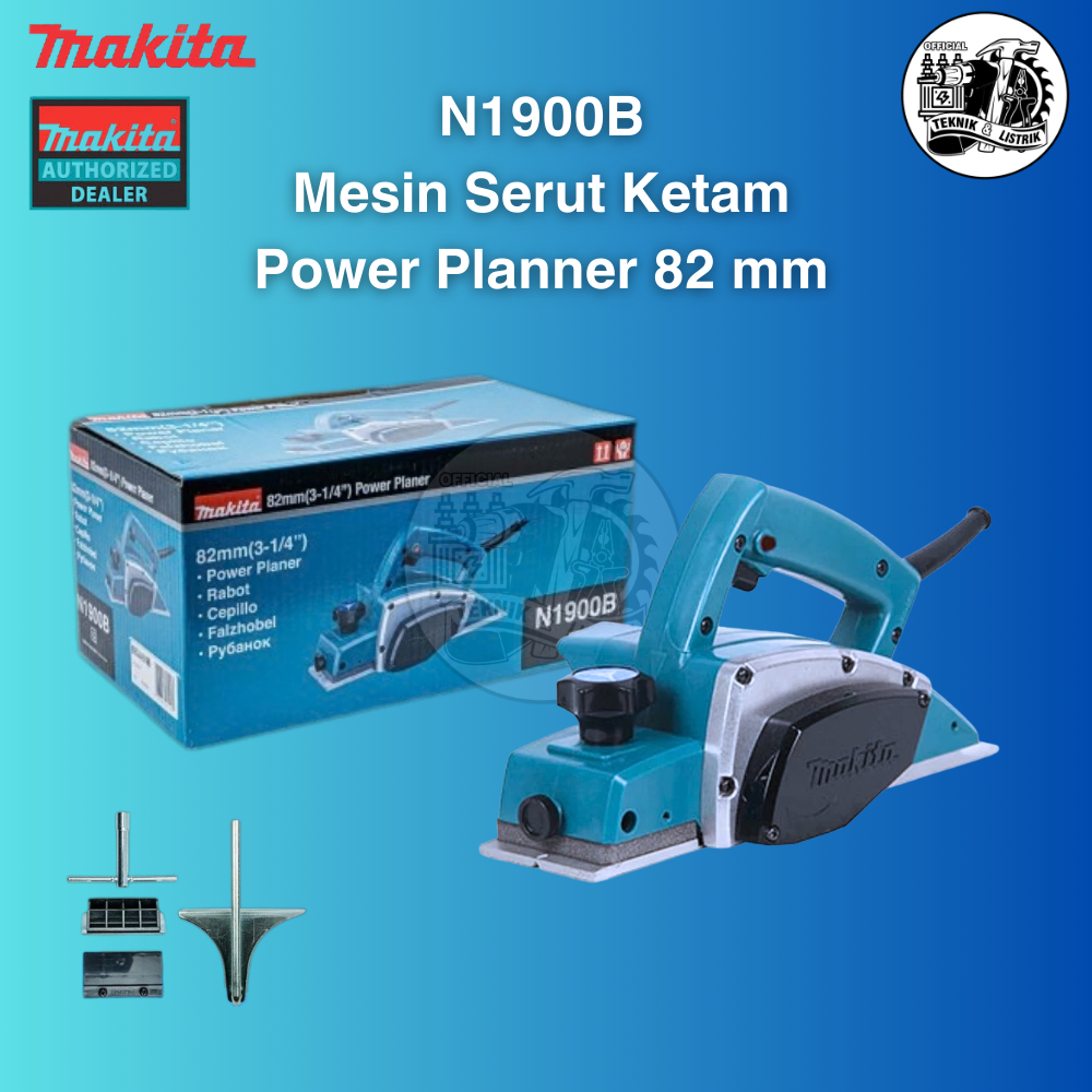 Mesin Serut Kayu MAKITA N1900B Mesin Planner 840Watt N 1900 B N1900