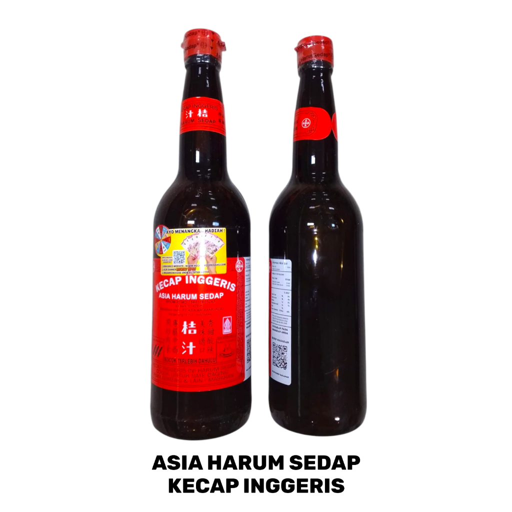 Kecap Inggris Asia Harum Sedap 620ml Halal / Kecap Inggris