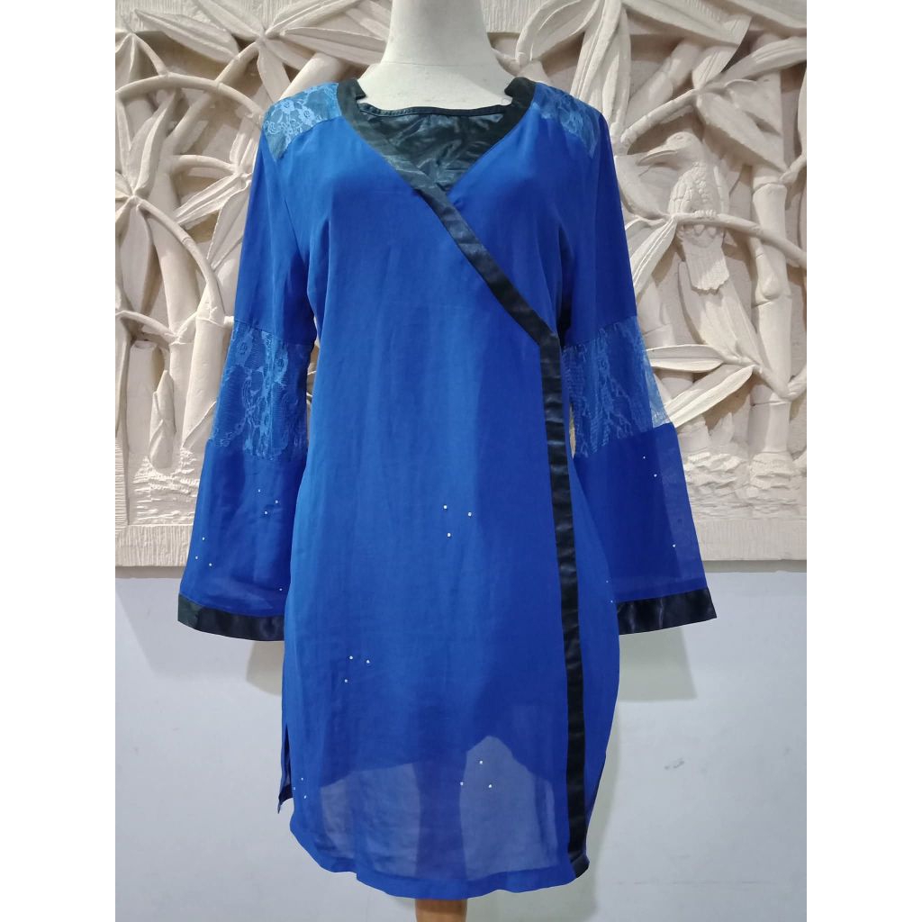 Tunik / Tunik Panjang / Tunik Biru / Tunik Pesta