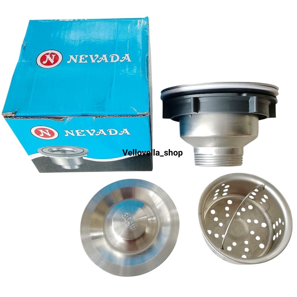 Afur Bak Cuci Piring Full Stainless Saringan Bak Cuci Piring/Afur Saringan  Set Bak Cuci Piring Dapu