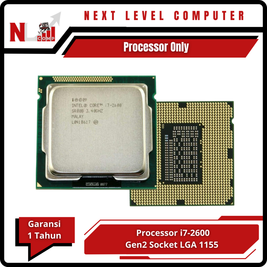 Processor Intel Core i7-2600 Gen2 Socket LGA 1155 QuadCore 3.40GHz - Processor i7-2600 Gen2 Socket L