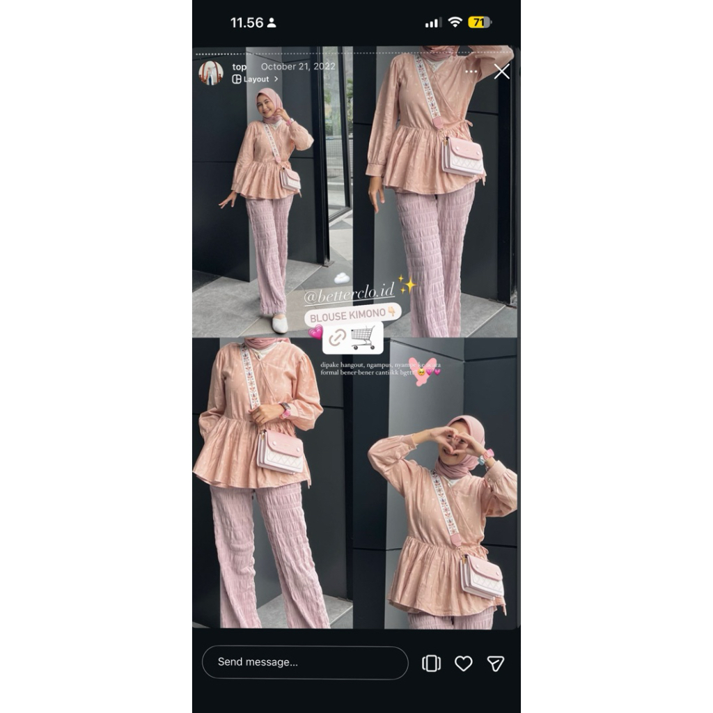 ELEA BLOUSE BAJU ATASAN KIMONO HANBOK WANITA