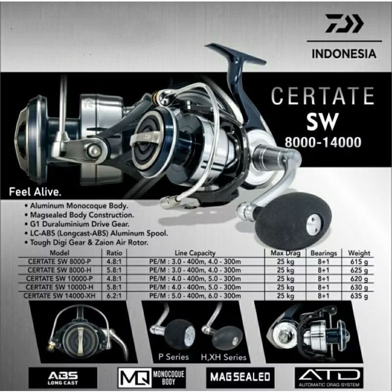 REEL DAIWA CERTATE 2026