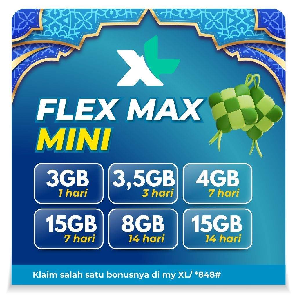 Paket Data XL Flex Max Mini | Paket Data XL Harian  MURAH, CEPAT, HEMAT