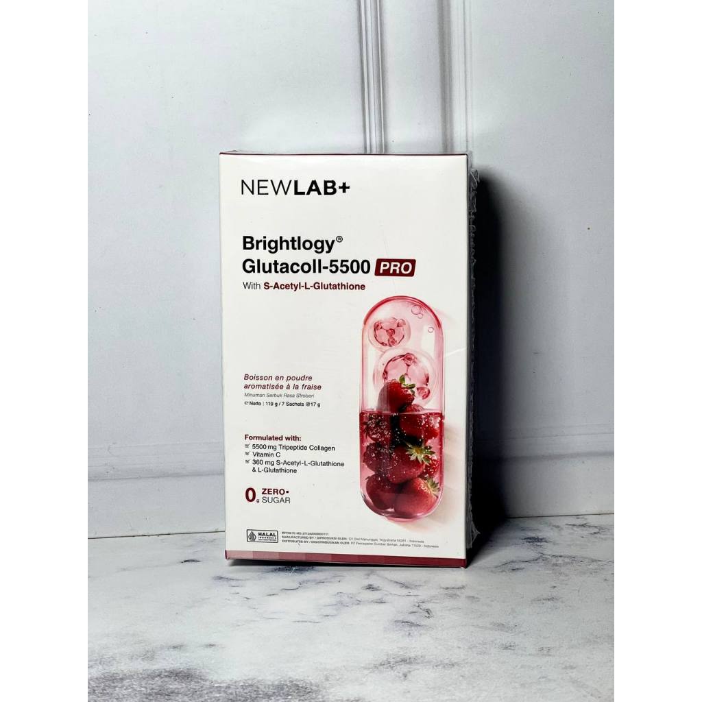 [NEW ORI] NEWLAB+ Brightlogy GlutaColl-5500 - PRO | Collagen Glutathione Drink