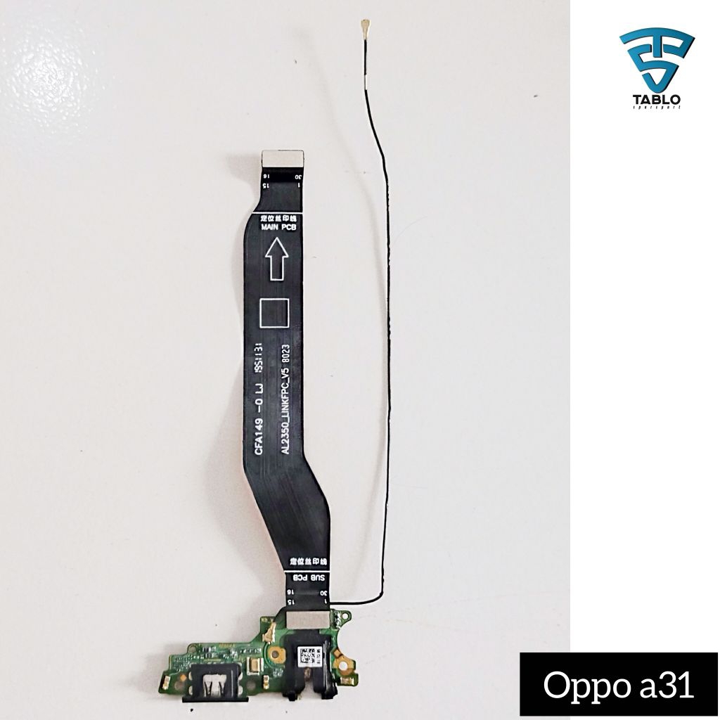 fleksibel papan cas antena Oppo A31 original copotan hp
