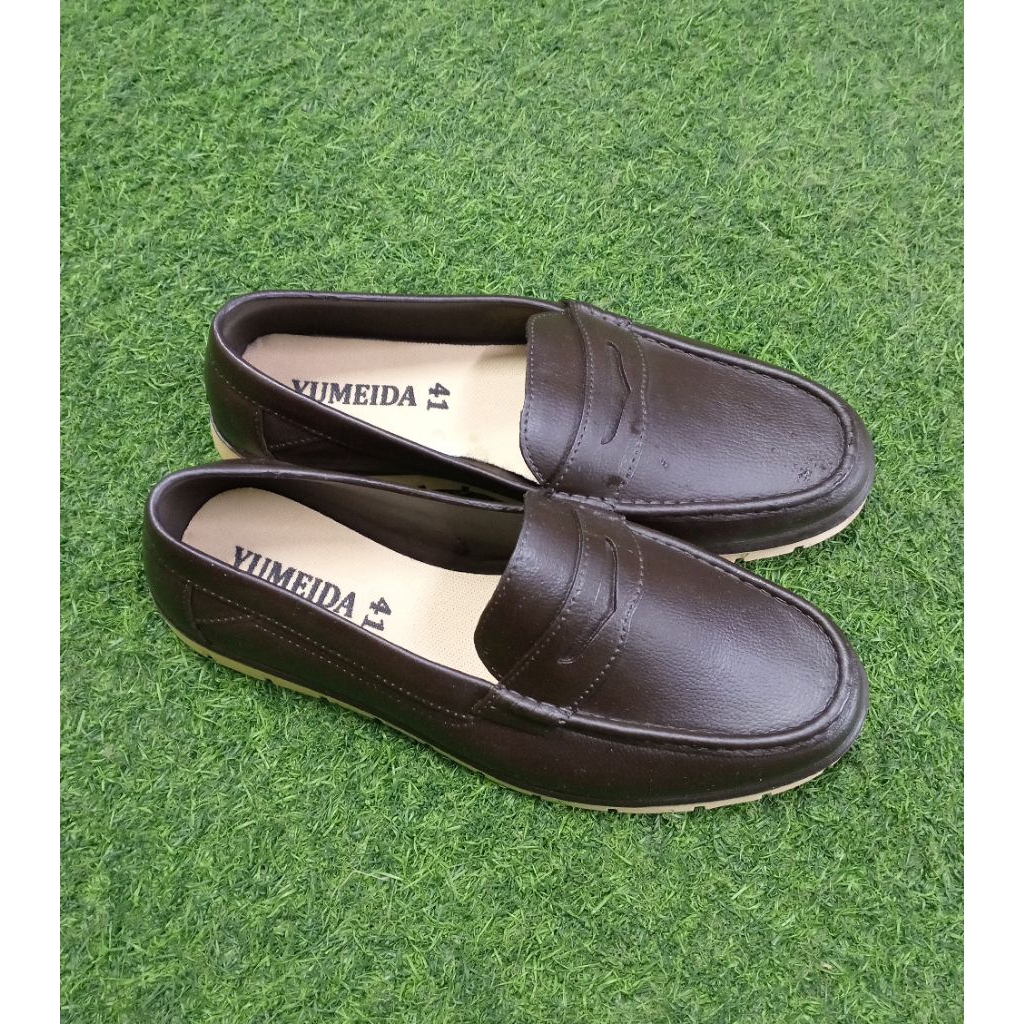 Yumeida T SP8091 L (39-43) | Sepatu Pantofel Pria | Sepatu Casual Kantor | Sepatu Semi Formal Kuliah