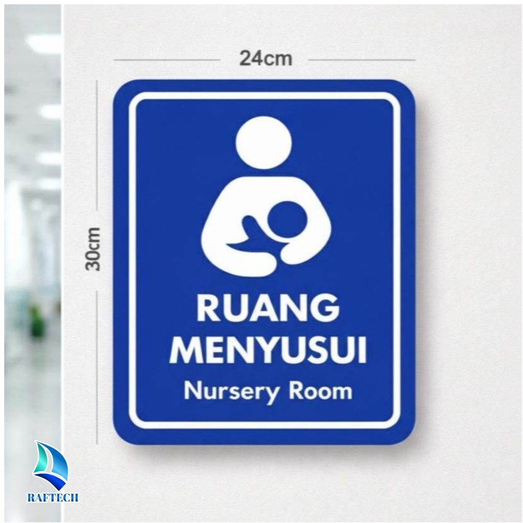 Akrilik Sign Ruang Menyusui | Akrilik Sign Custom