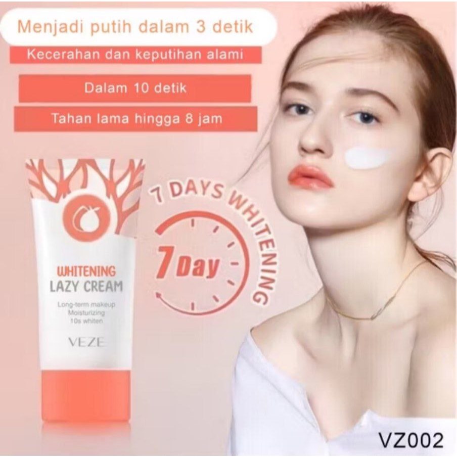 Rahasia wajah putih para pramugari Gmeela whitening cream Veze whitening lazy cream ns
