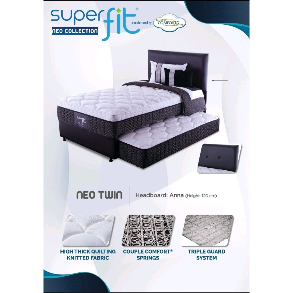 SUPERFIT by comforta springbed Neo twin full set