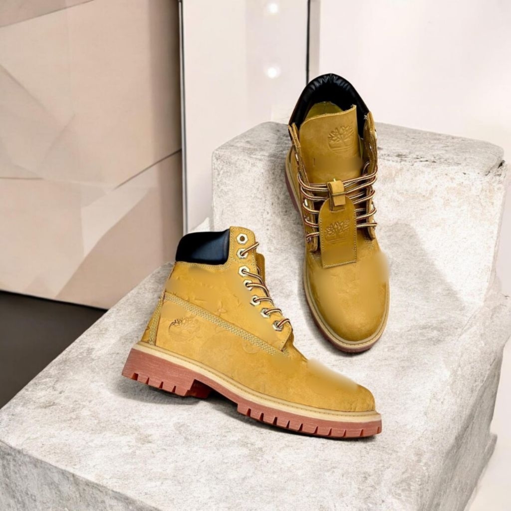 Sepatu sneaker boots pria L'1434 sepatu cowok boots mewah vip