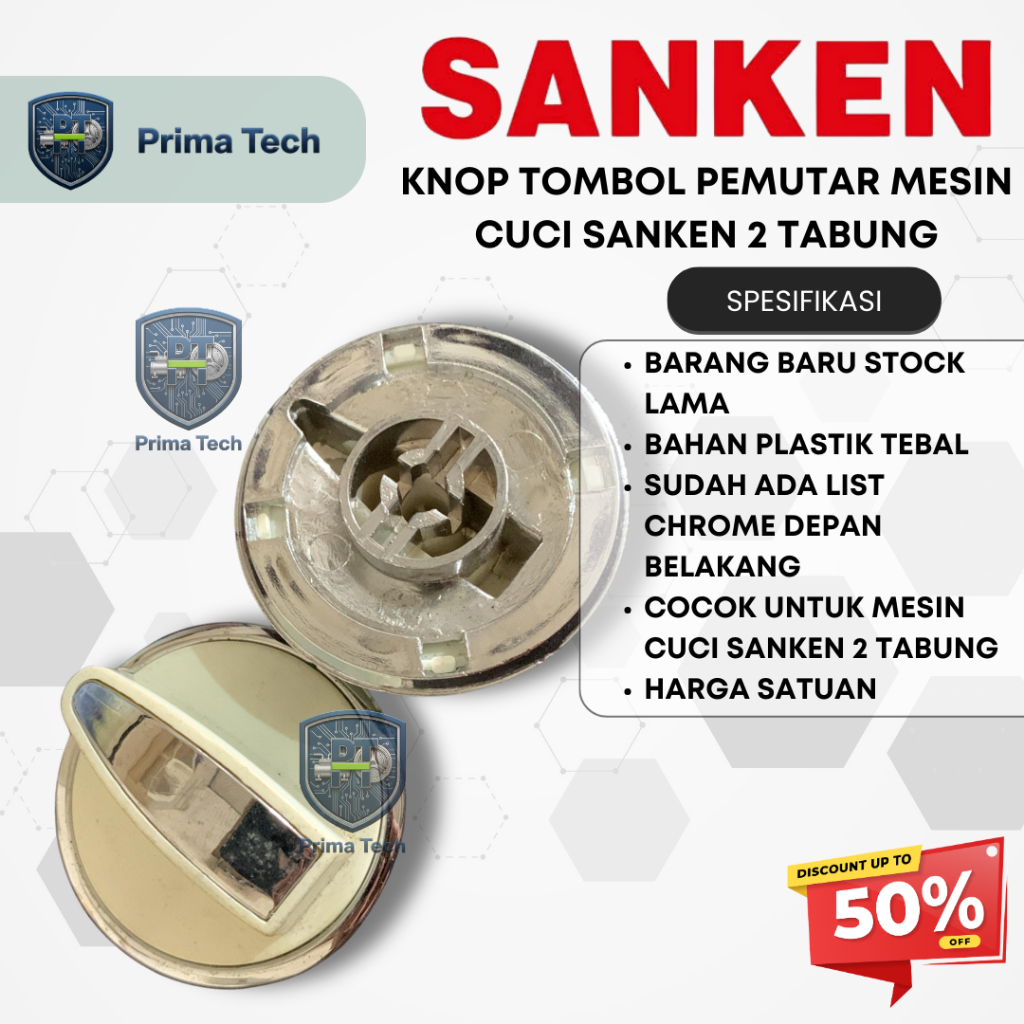 Knop Tombol Pemutar Mesin Cuci Sanken 2 Tabung DI BAGIAN PENCUCI