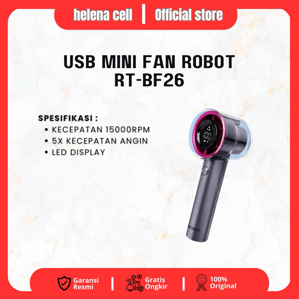 USB Mini Fan 15000RPM Robot RT-BF26