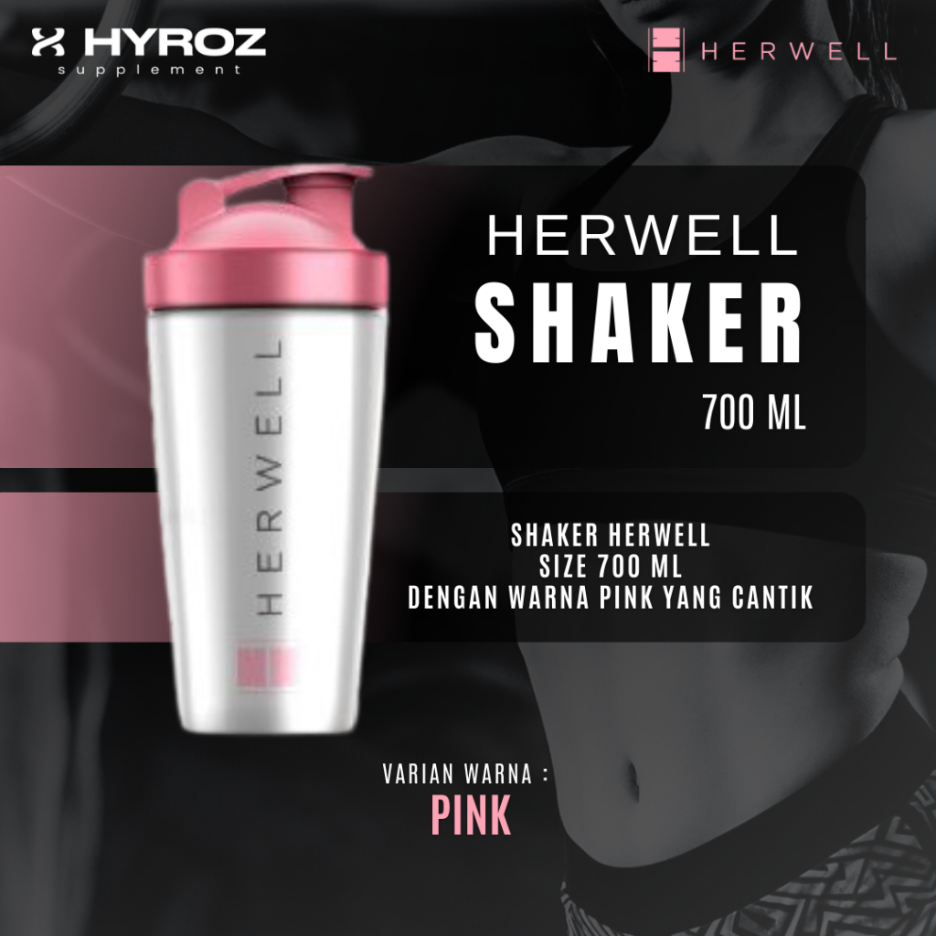 HERWELL : SHAKER Herwell Plastik 700ml