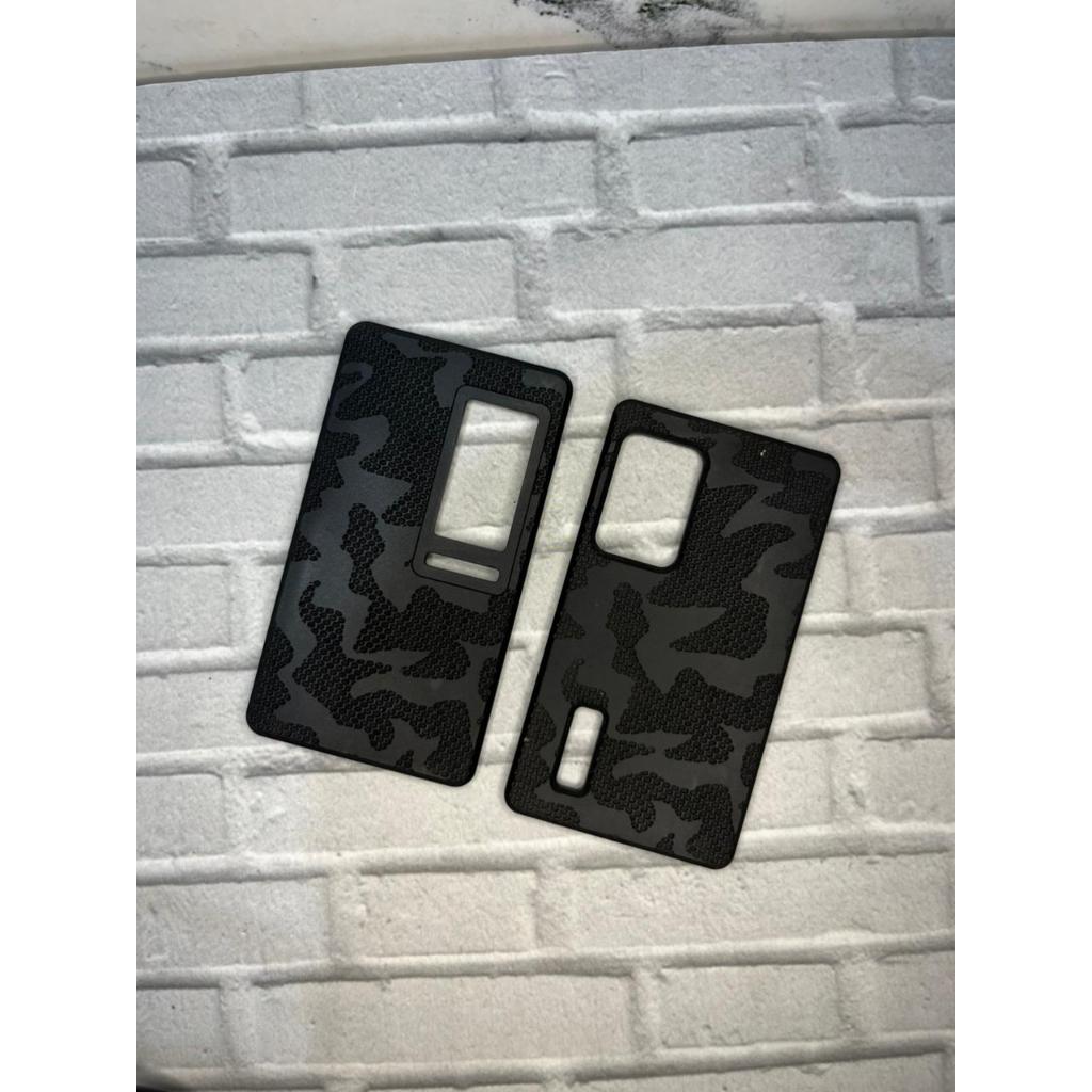 Acrylic Backdoor Dot Sturdy Motif Texture Panel Full Black