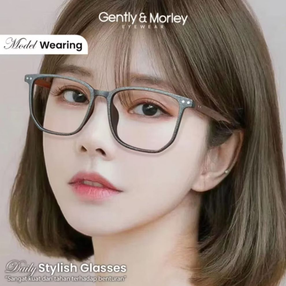 Batam Eyewear Kacamata Elastis Petak Elegan Photocromic Antiradiasi Stylish Pria Wanita Kekinian