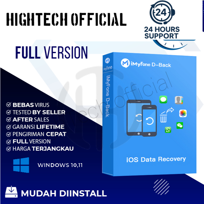 Aplikasi Recovery Data iOS iMyFone D-Back 8 [WIN] Full Version