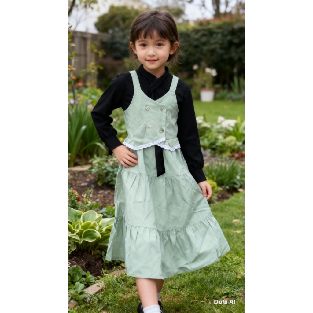 Gamis Rompi Anak Perempuan