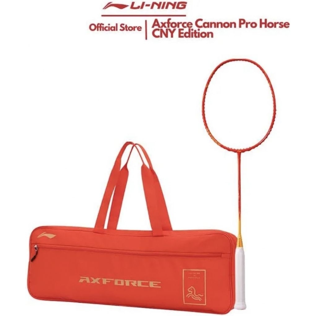 Raket Badminton Lining Axforce Cannon Pro Horse CNY Edition