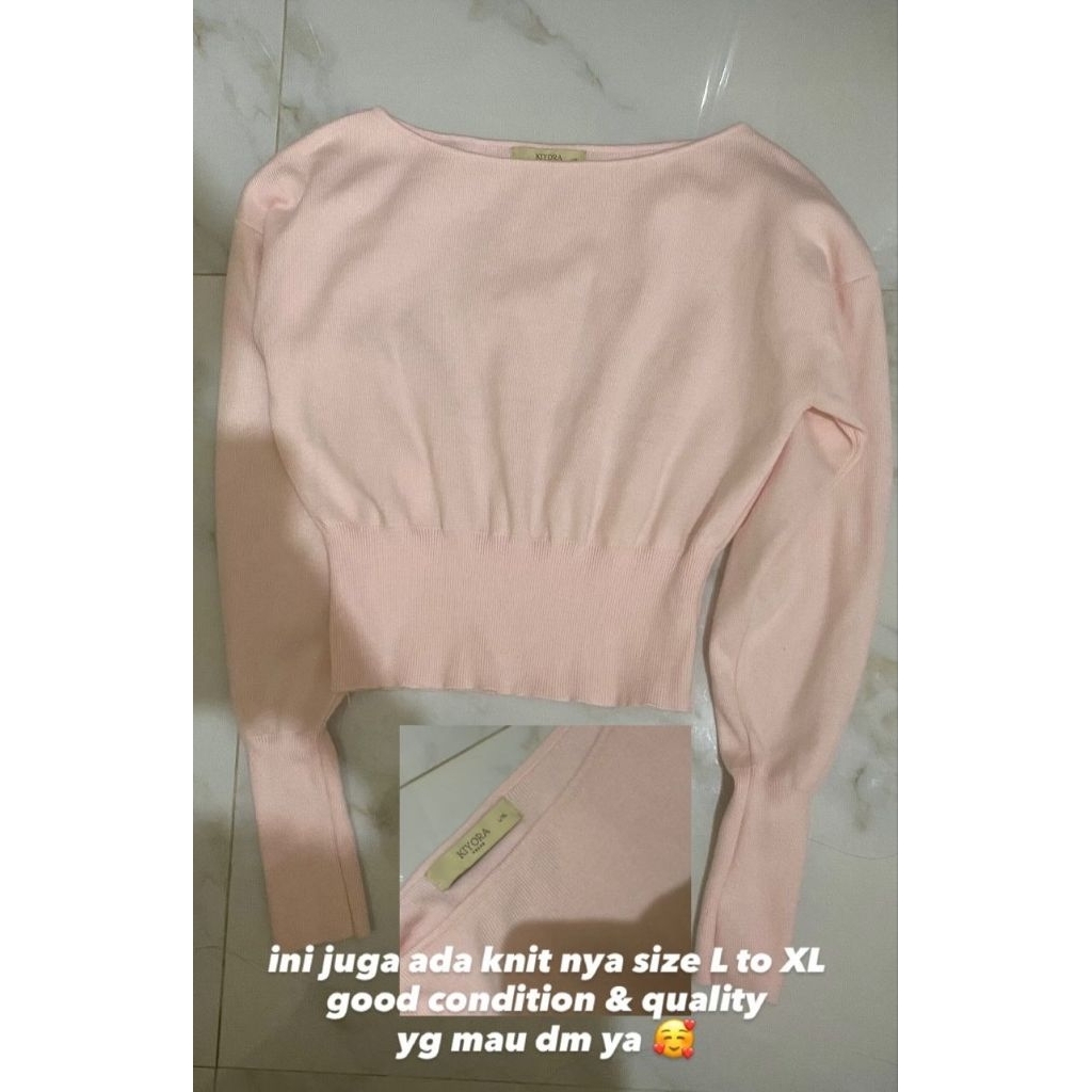 PRELOVED Dune Knit Neck Top