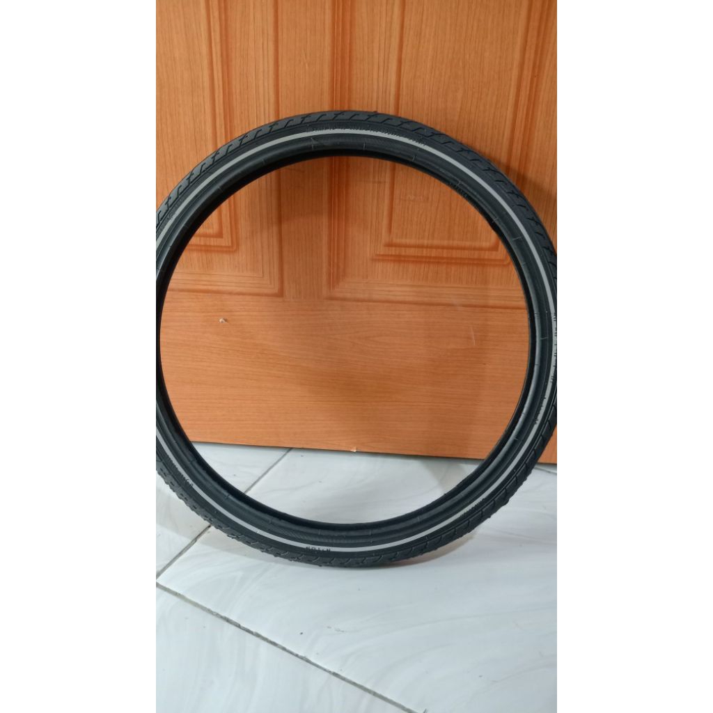 Ban nyala bmx/ban murup/ban luar reflektor Kenda List putih ukuran 20x1.50