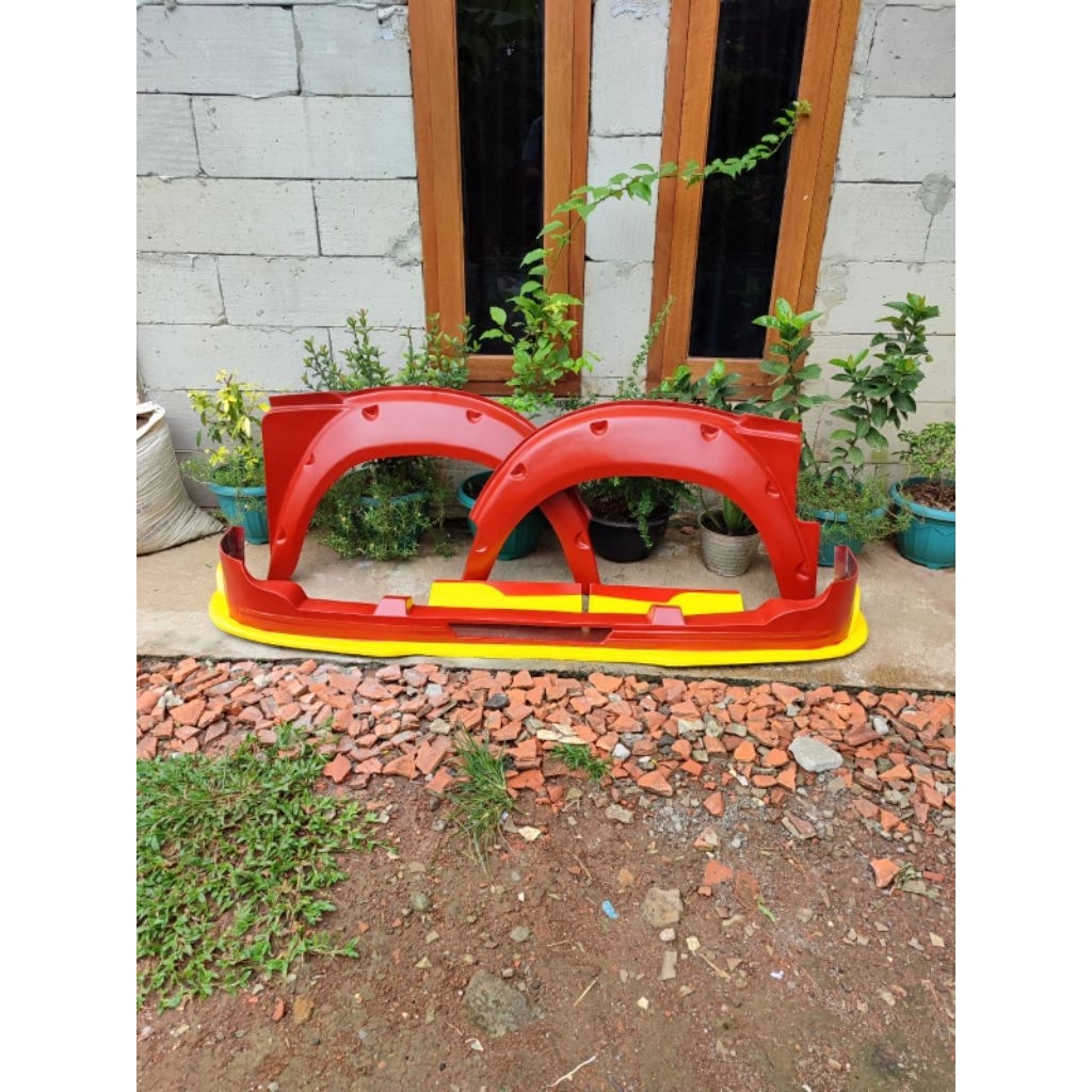 tambahan  bemper & spakbor truk dyna