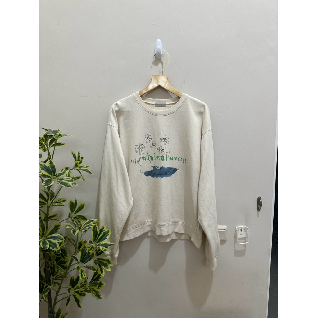 Crewneck Sweatshirt Sweater Liful Minimal Garments Korean Style Original Preloved