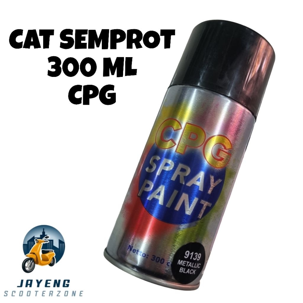 Cat Semprot Pylox Black Black Doff Black Metalik Putih Silver Silver Metalik Kemasan 300 CC CPG