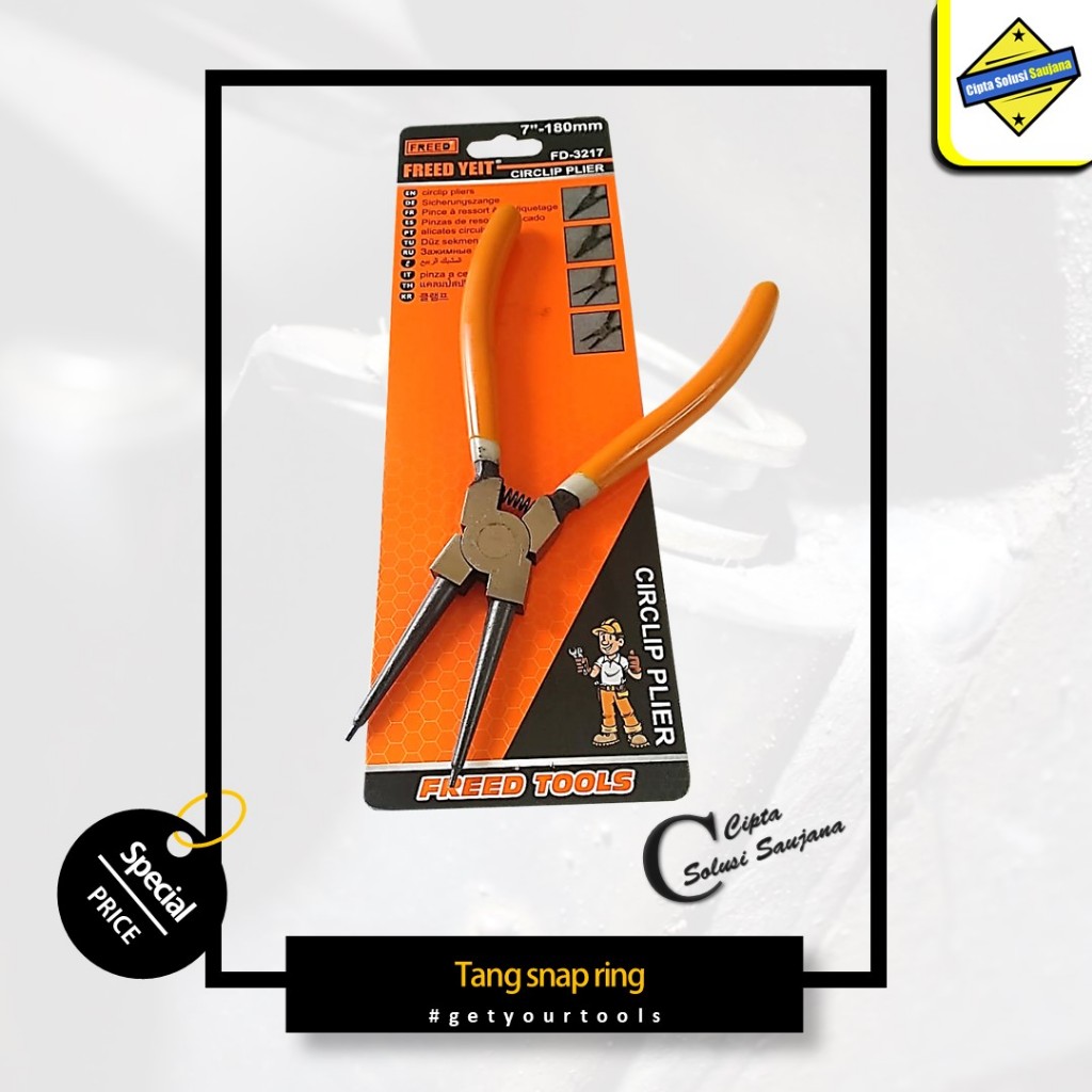FREED TANG SNAP RING LURUS TEKAN TUTUP INTERNAL TANG SEPI SPIE SPI PEMBUKA PELEPAS CINCIN KLIP C CIR