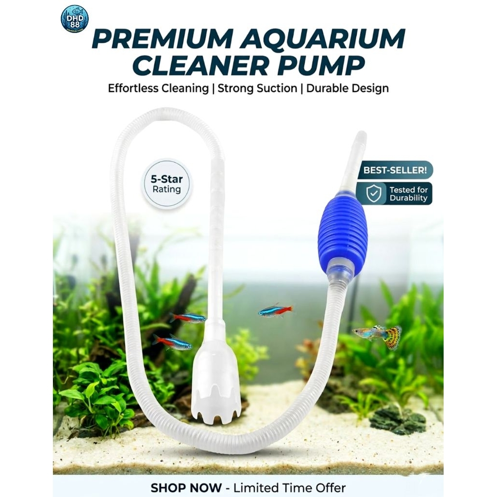 POMPA MANUAL CLEANER TAKARI AQUARIUM