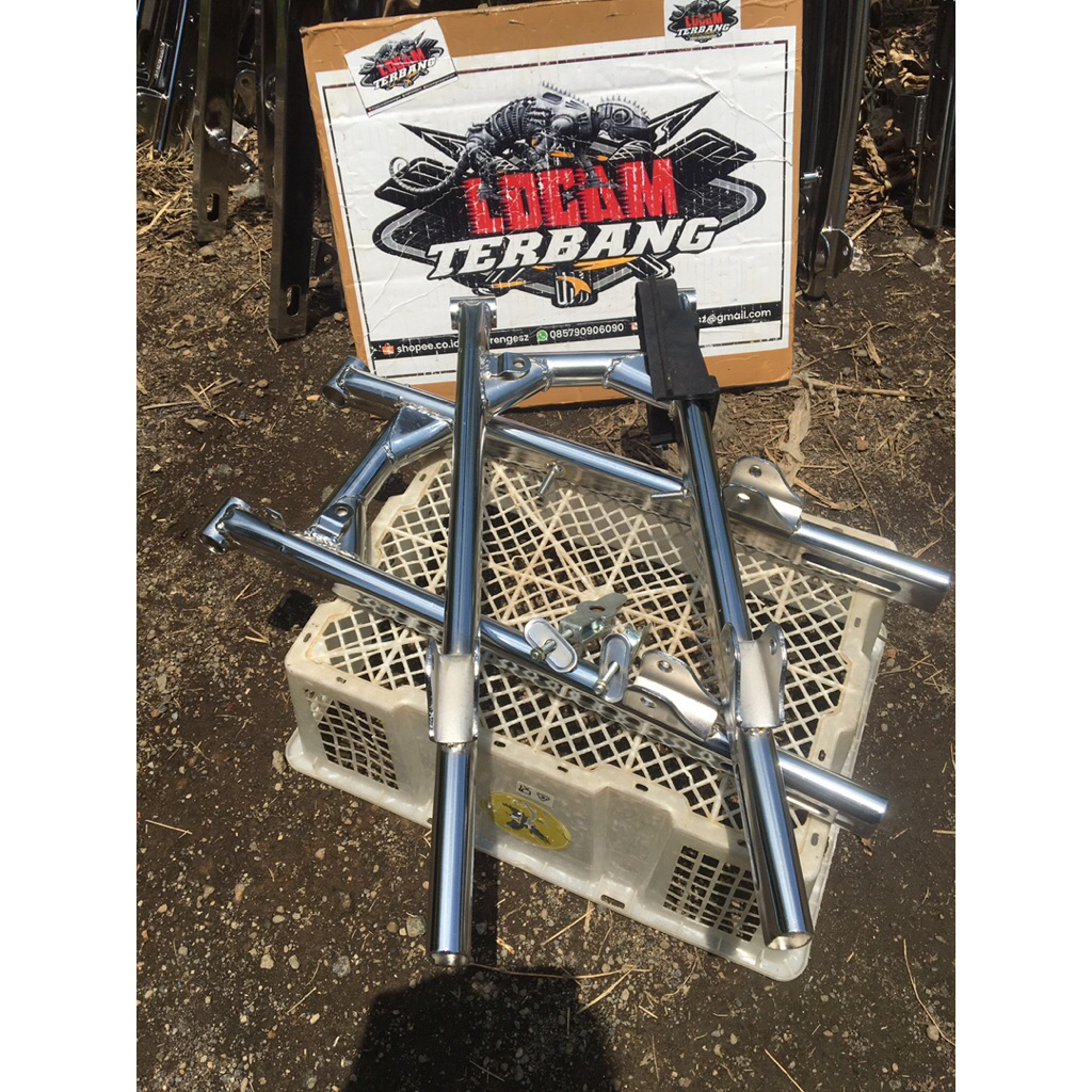 Arem/Swing_Arm {55cm} Long>Smash,Tornado,Shogun110,Shogun R/Model Copy W175 Kw2. Arem+Karet pelindun